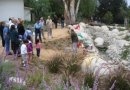 Lecture at the side of a creek.