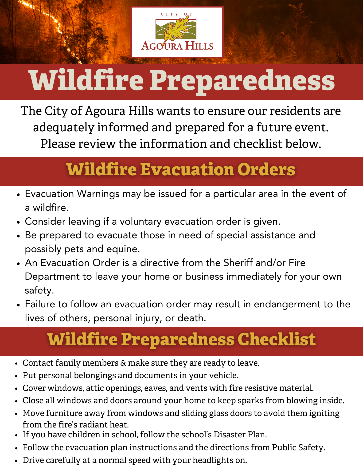 Wildfire Preparedness