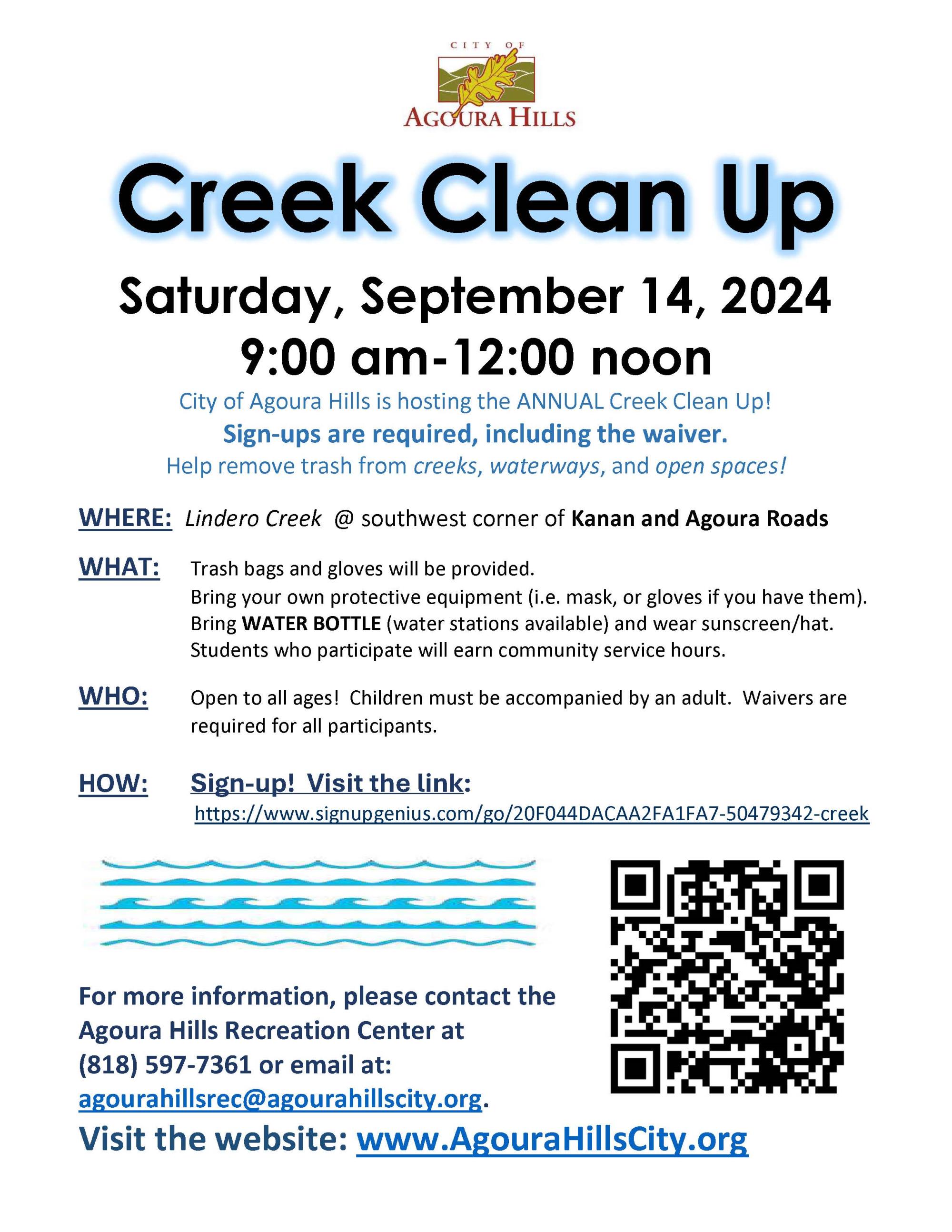 Creek Clean Up flyer 2024 final